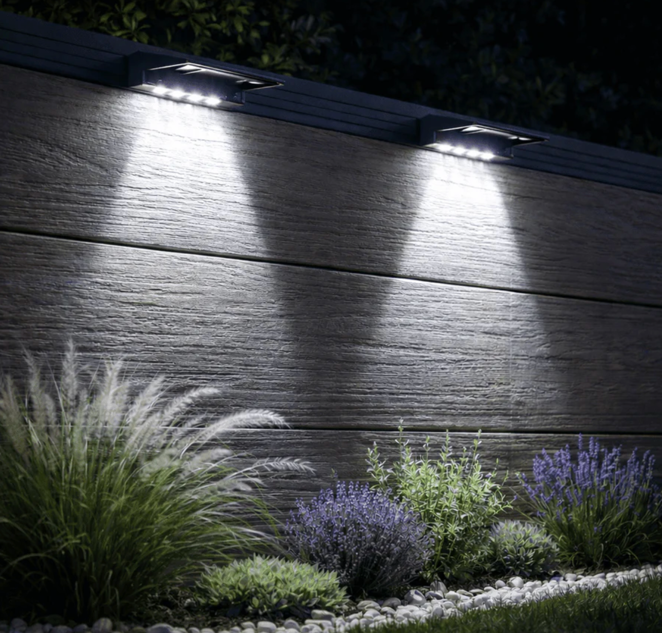 Solar LED lamp for wall and fence 6