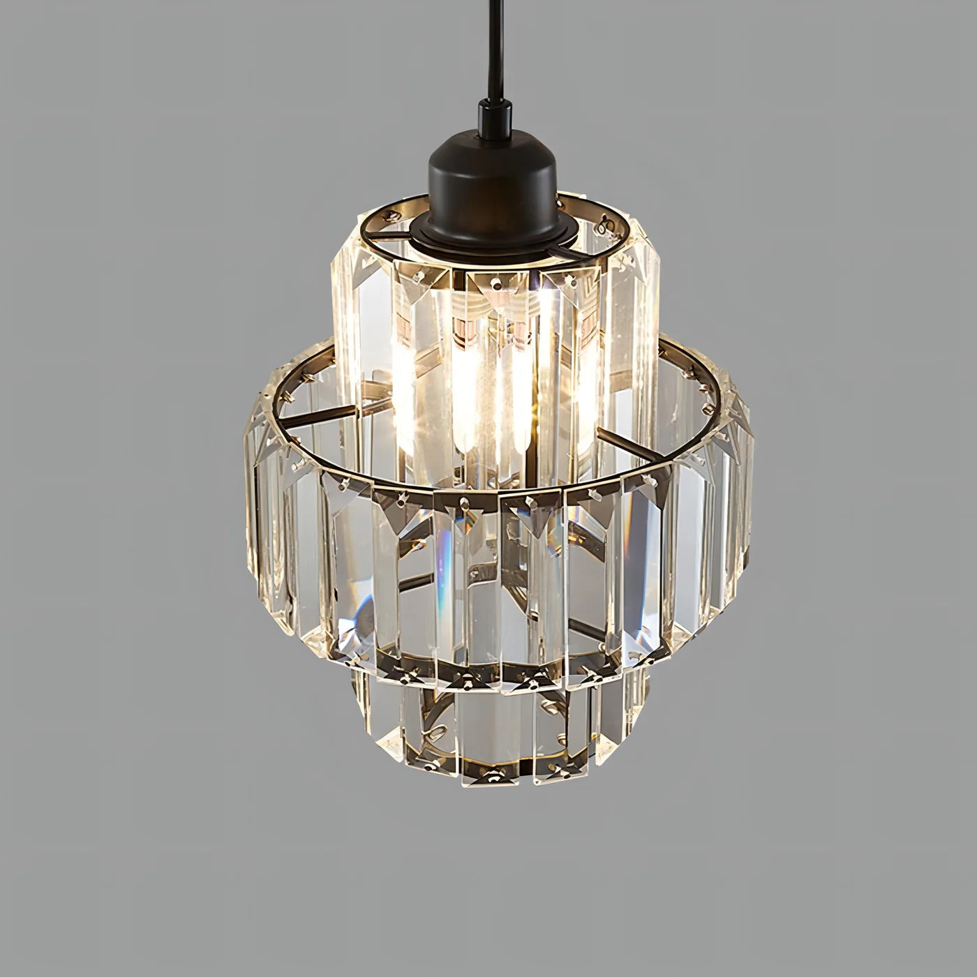 Elegant Glass Crystal Pendant Lamp – Glamour Style 9
