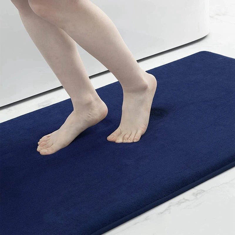 Elara Haus Bath Mat - Velvet Memory Foam Non Slip Bathroom Mats 14