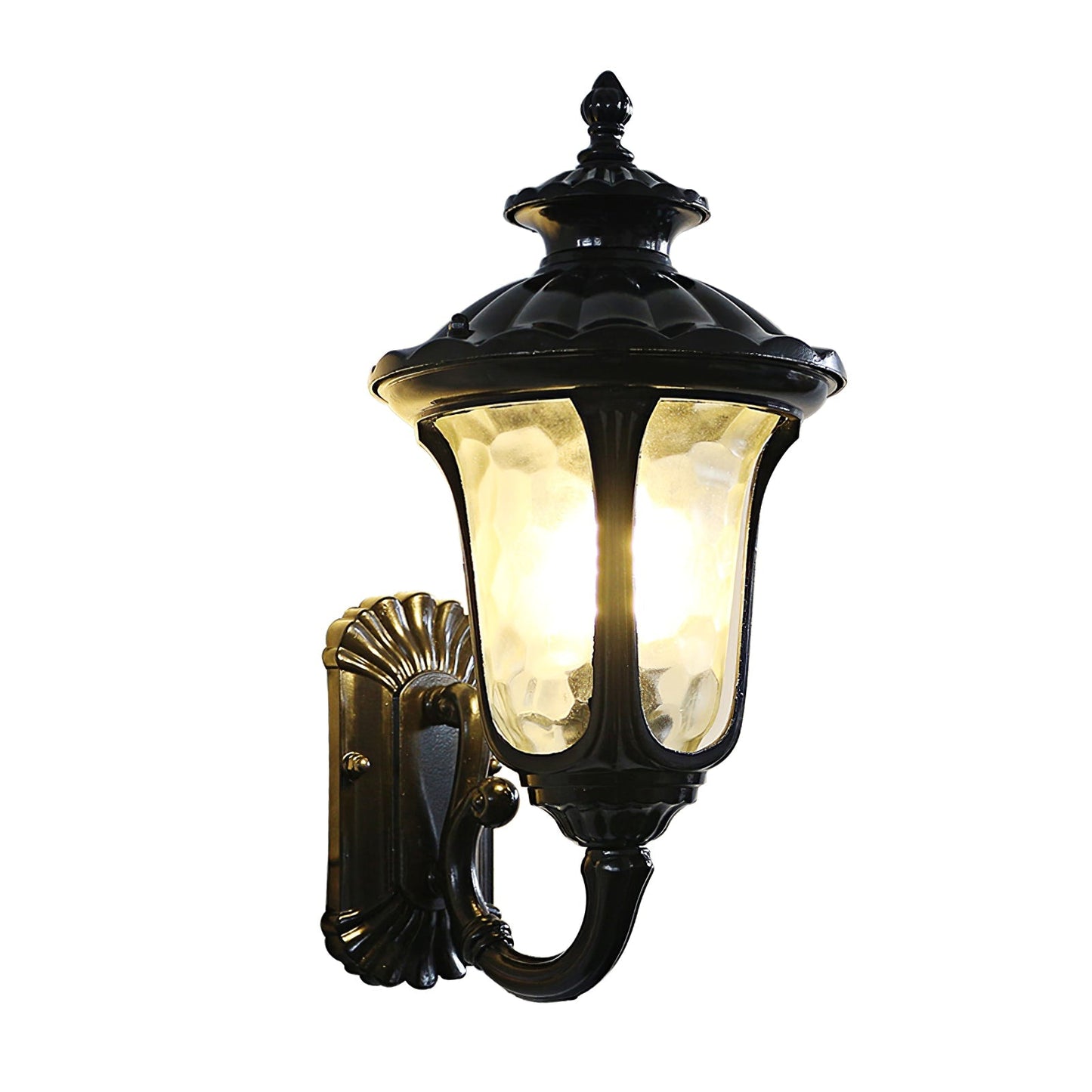 Verenia - Waterproof Retro Outdoor Wall Lamp Frosted Glass 7