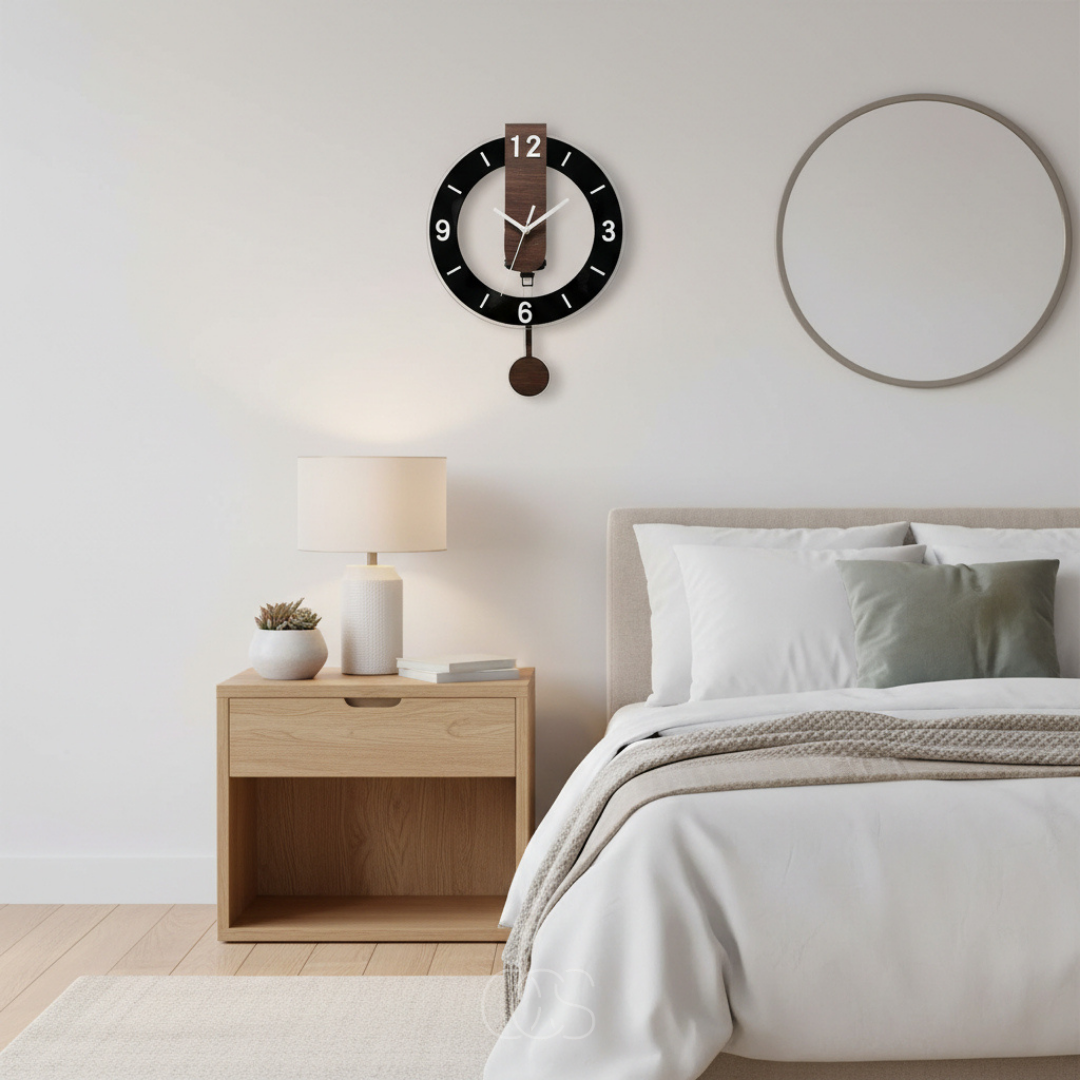 OCS - Large retro silent wall clock 5