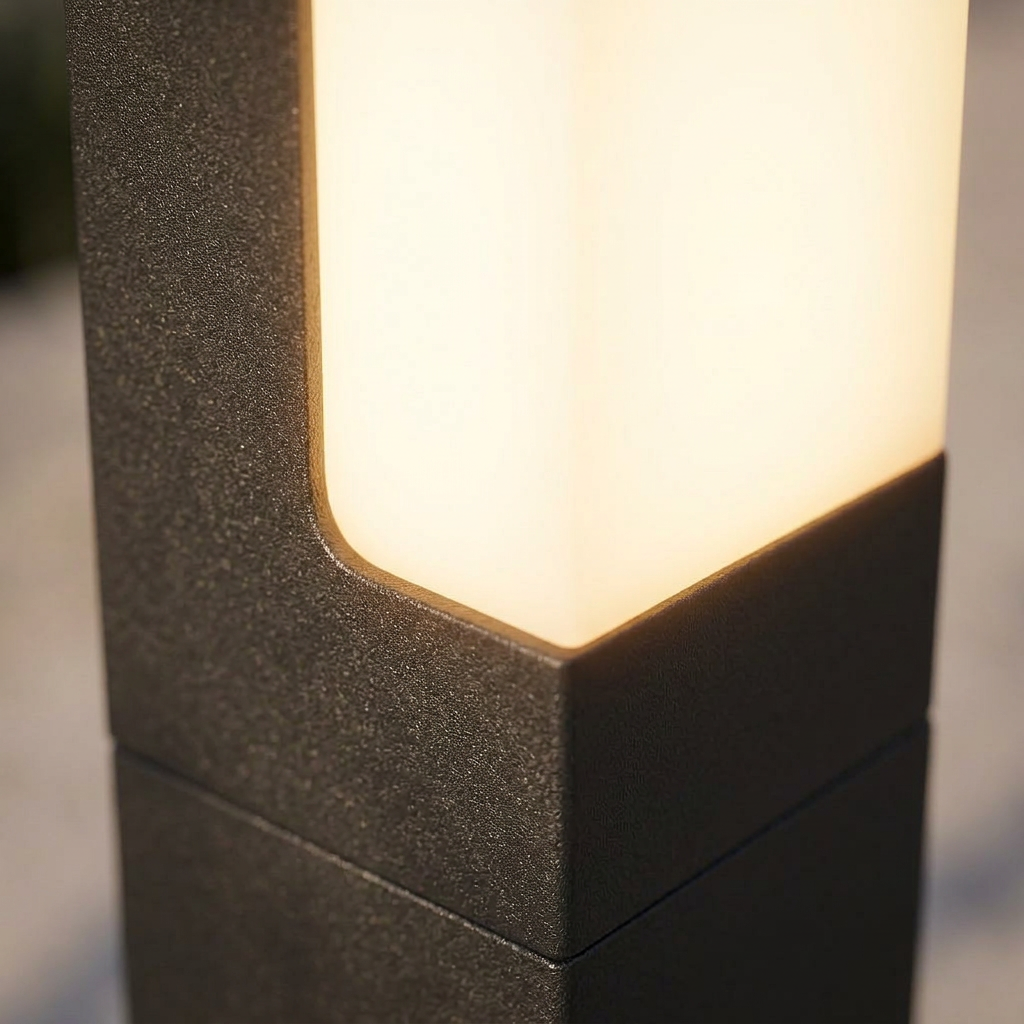 Elara Haus Cylindrical Outdoor Ground Bollard Light