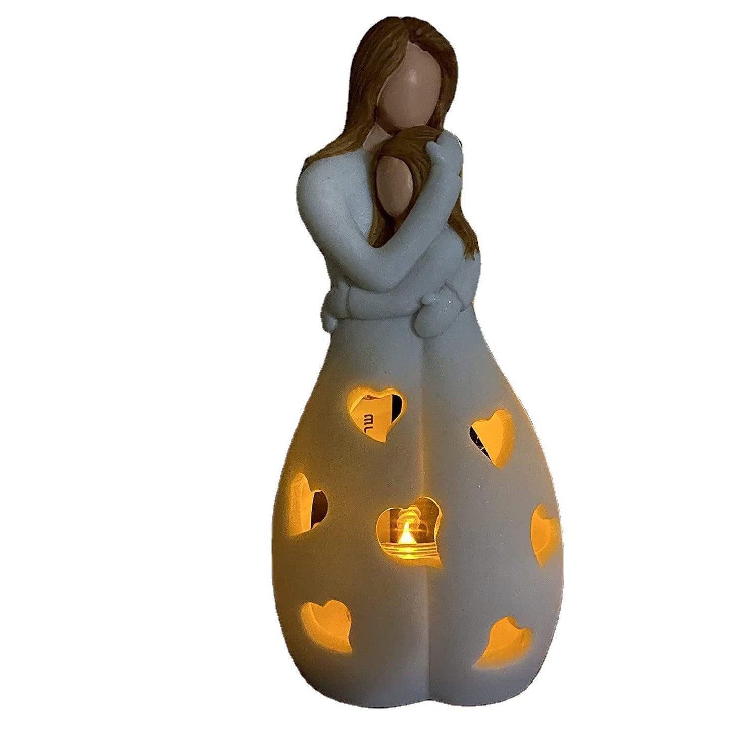 Elara Haus Eternal Love Symbol Light - Infinity Heart Nightstand Lamp