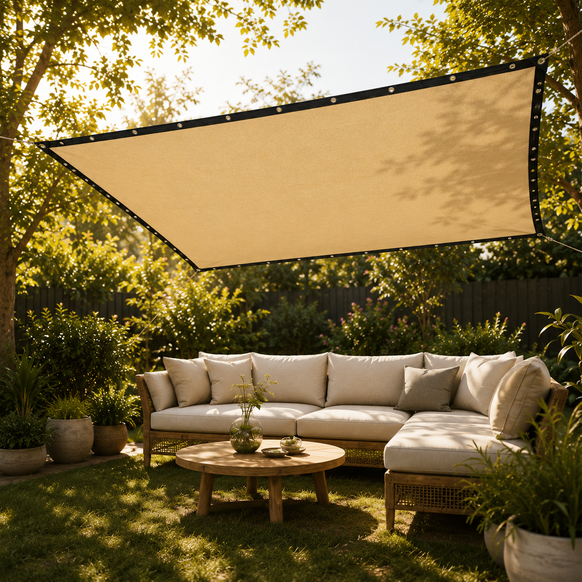 Nordspur | Shadeora Pergola Shade Sail | Patio Sun Shade Panel with Eyelets 8