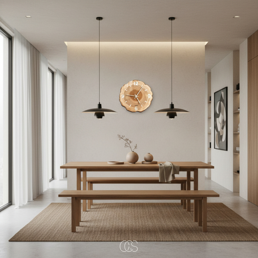 OCS - Silent Wooden Wall Clock 4
