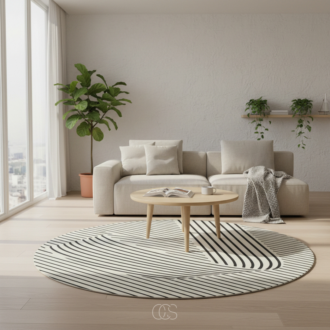 OCS - Proy Scandinavian round rug 5