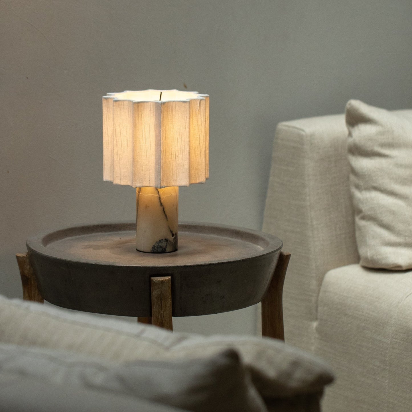 Calacatta Marble Rechargeable Table Lamp 6