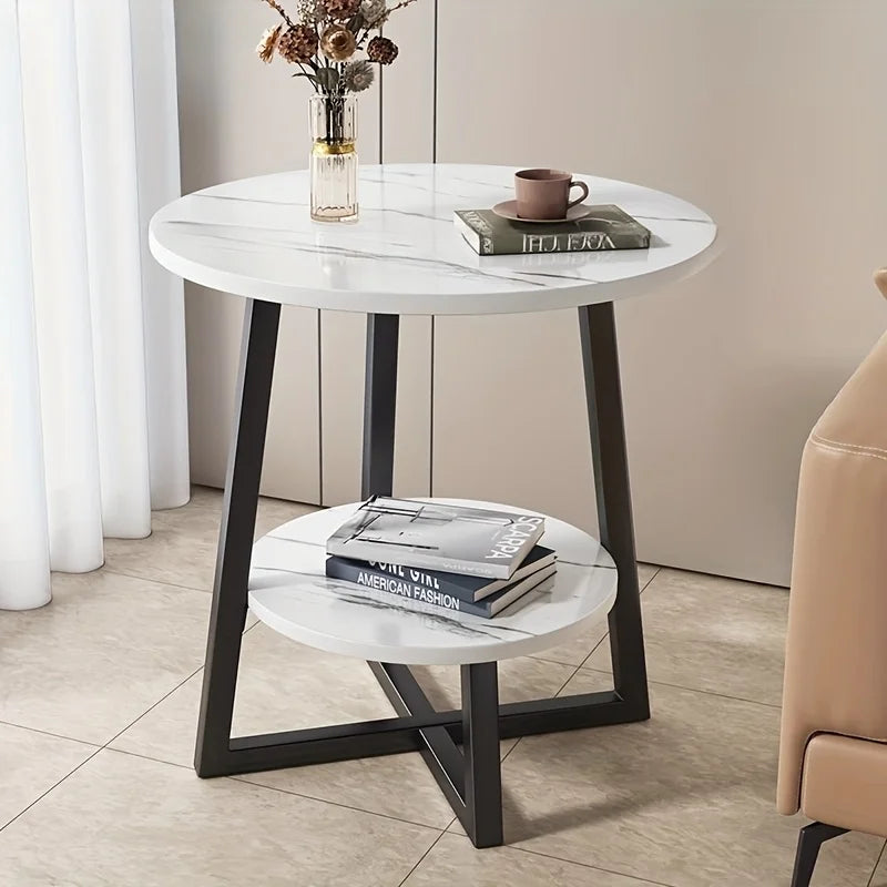 Aralynae - Modern Two-Level Side Table 5