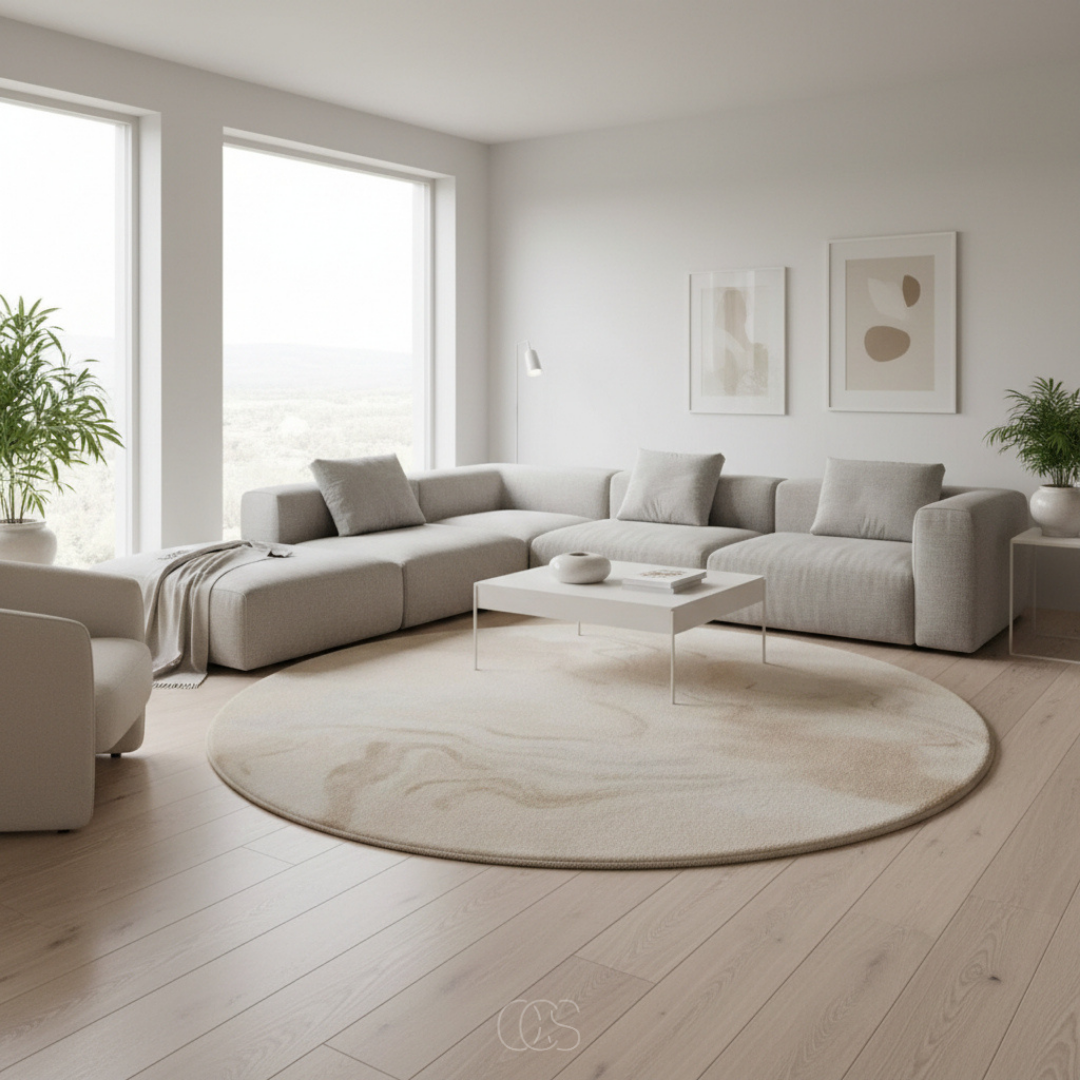 OCS - Girona Cashmere Rug - 160x160cm 4