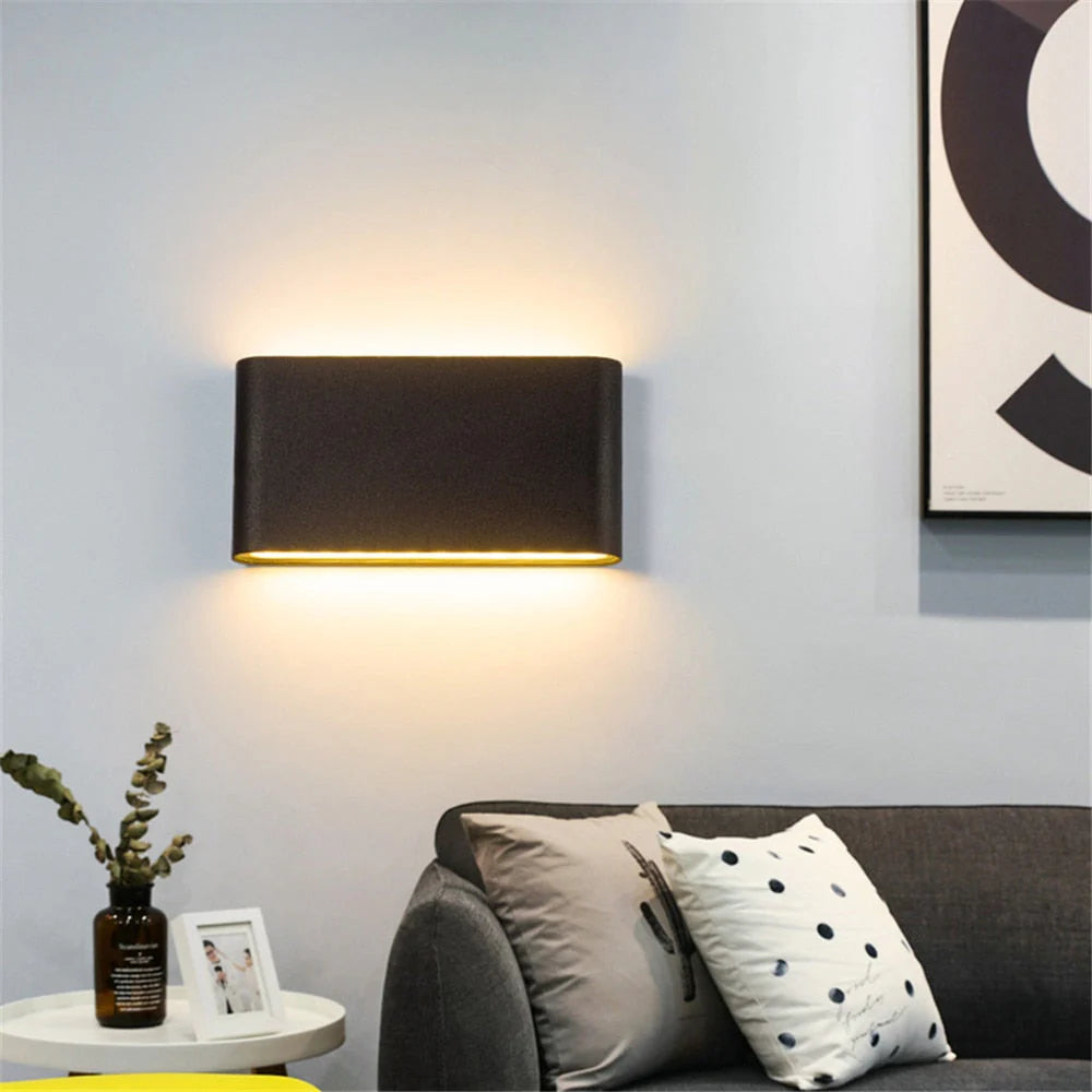 Modern, waterproof, bidirectional LED wall lamp – up/down light 9