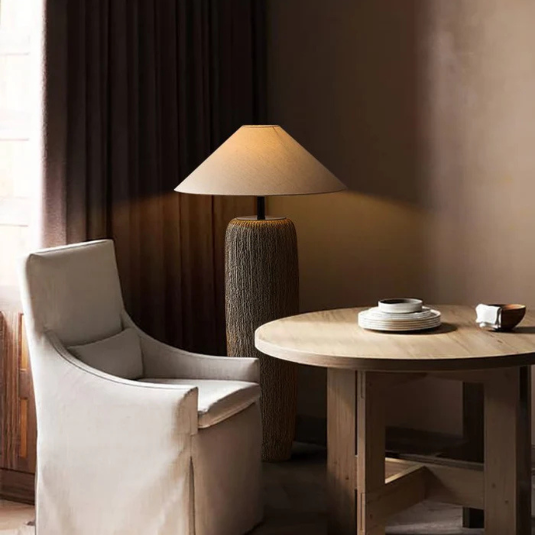 Orama - Weathered Wooden Floor Lamp 4