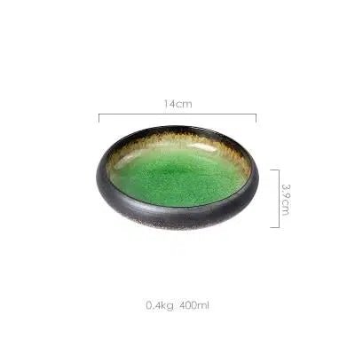 Japanese Glaze Ceramic Plates 10