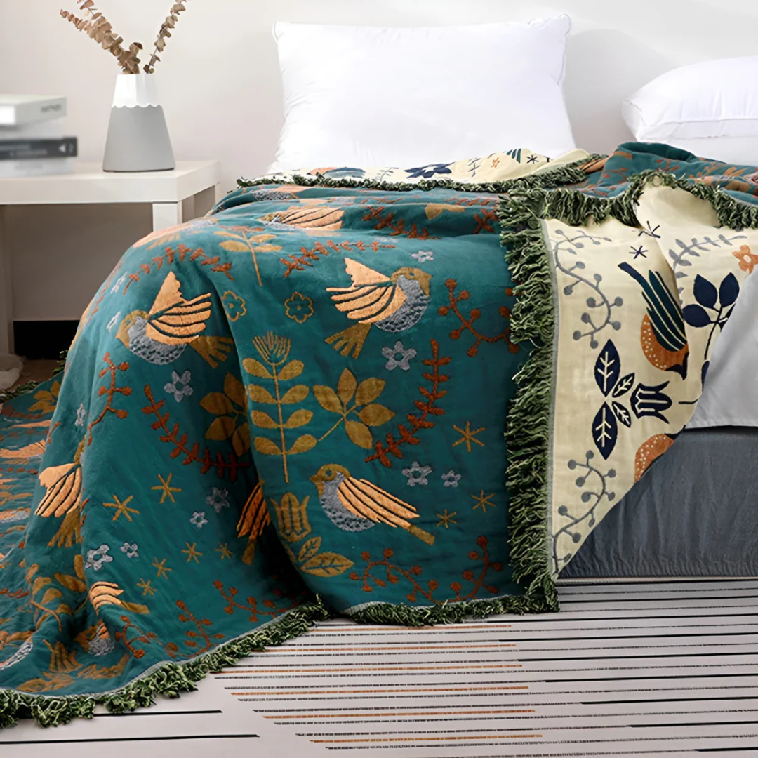 Fexor - Warm Embroidered Blanket 3