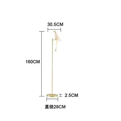 Origami Bird Lamp | Modern decorative table and floor lamp 8