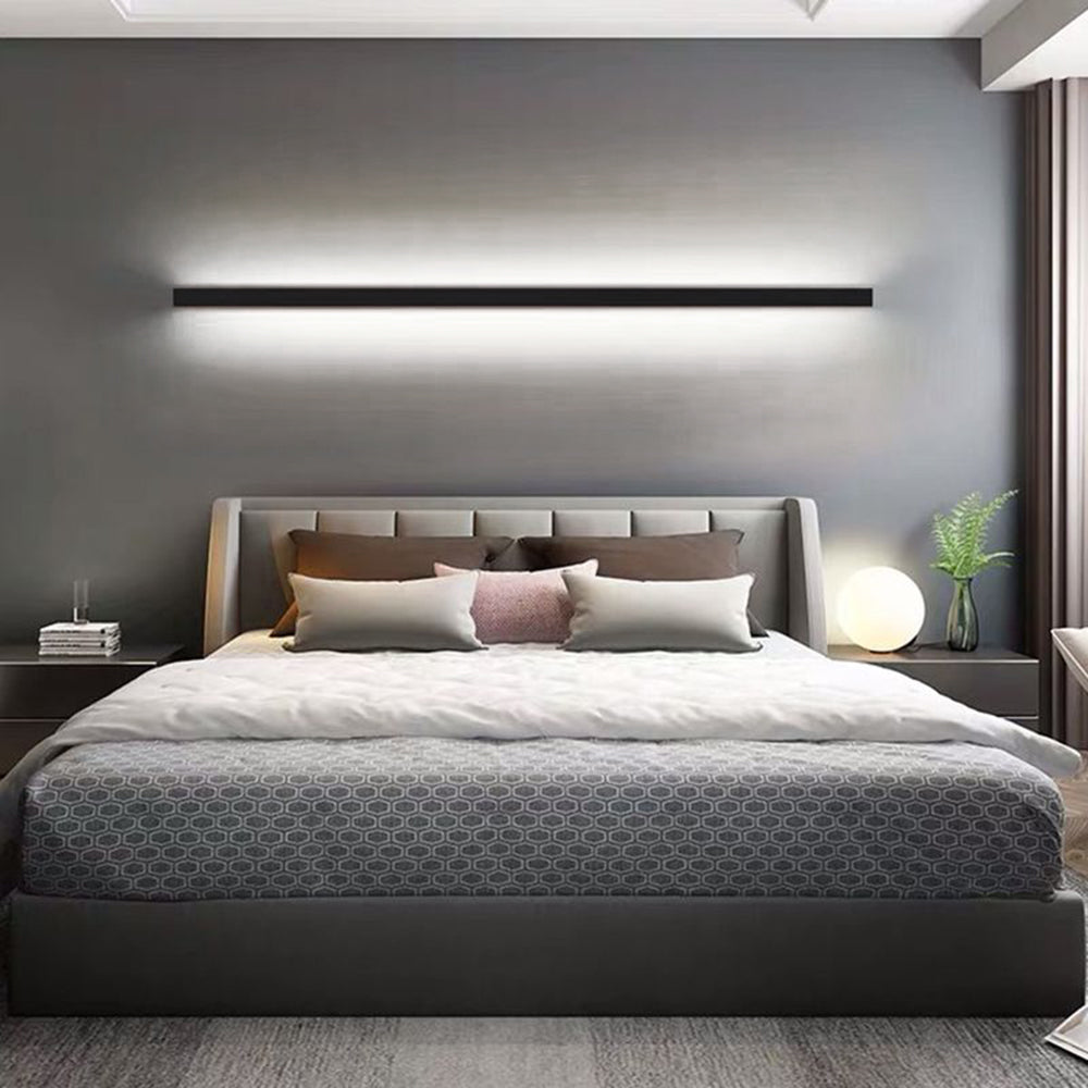 Arisha Minimalist Linear Metal Acrylic Wall Light for Bedroom 13