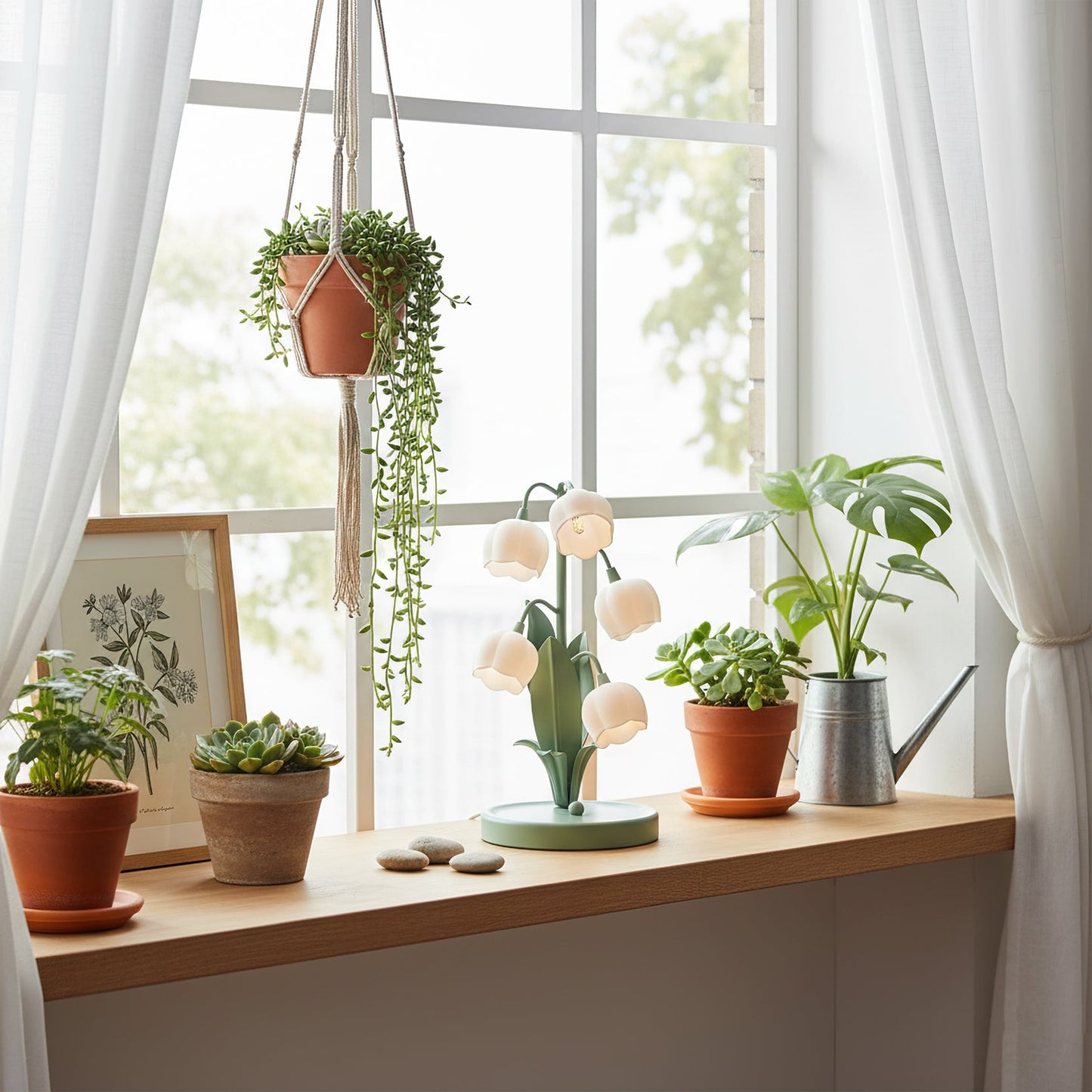 Bell Orchid Table Lamp 8