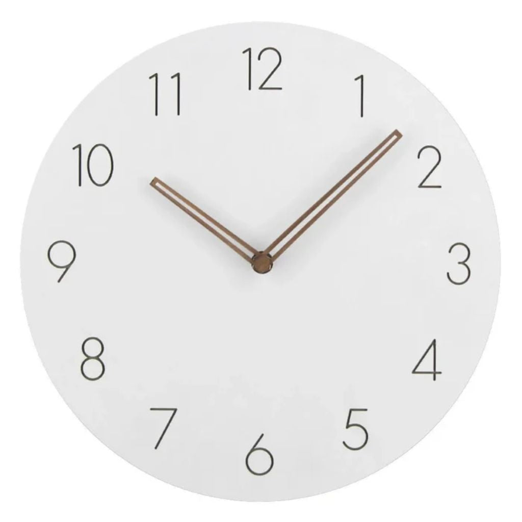 Elara Haus Scandinavian Minimalist Wall Clock - Natural Wood Quiet Movement 11