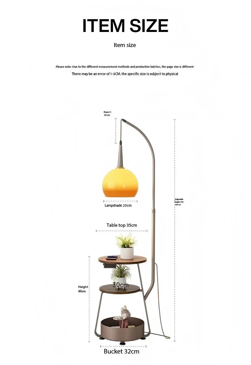 Quadra Minimal Lamp Table