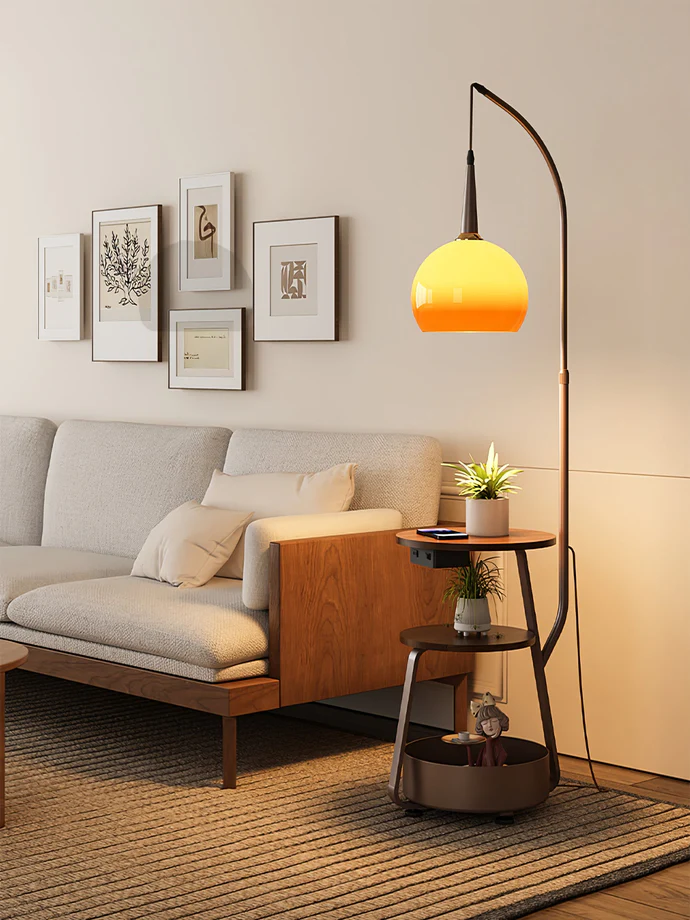 Quadra Minimal Lamp Table