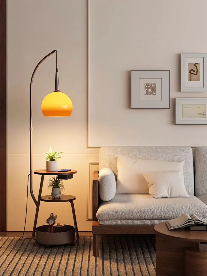 Quadra Minimal Lamp Table