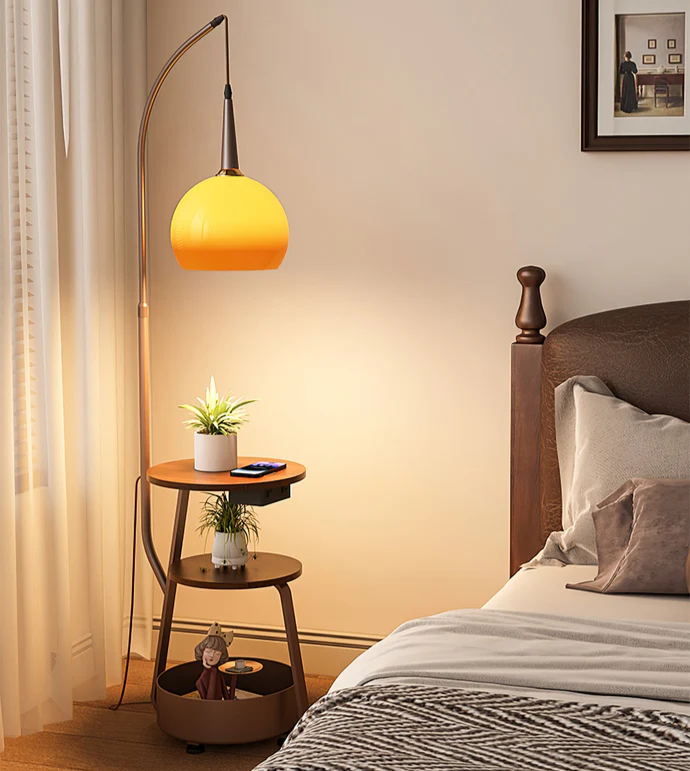 Quadra Minimal Lamp Table