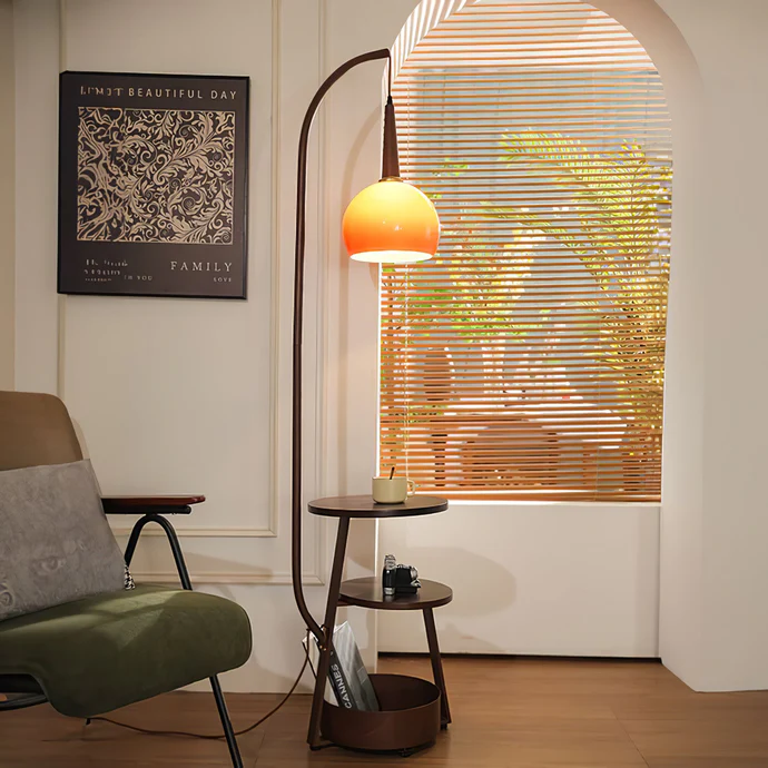 Quadra Minimal Lamp Table