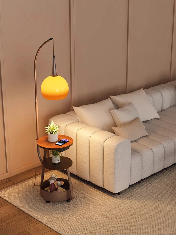 Quadra Minimal Lamp Table