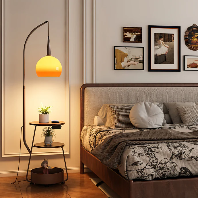 Quadra Minimal Lamp Table