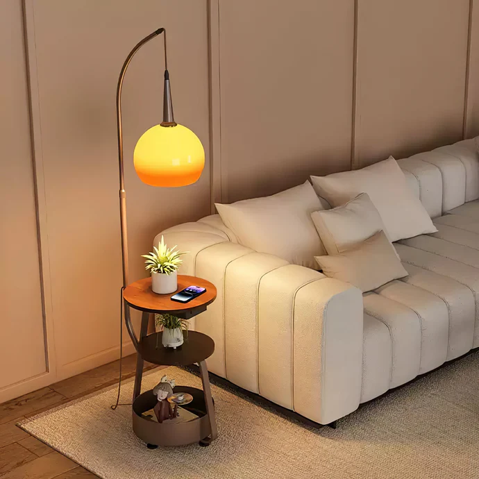 Quadra Minimal Lamp Table