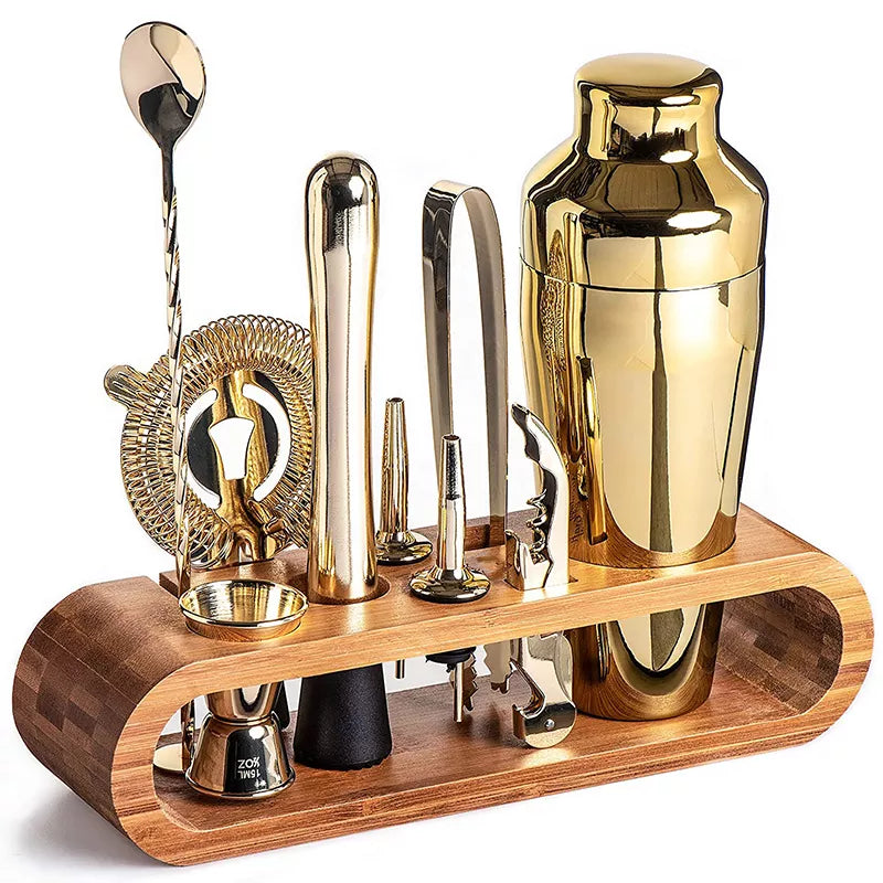 Stirré Elite Cocktail Set – Luxury Metallic Bar Kit Essentials 10