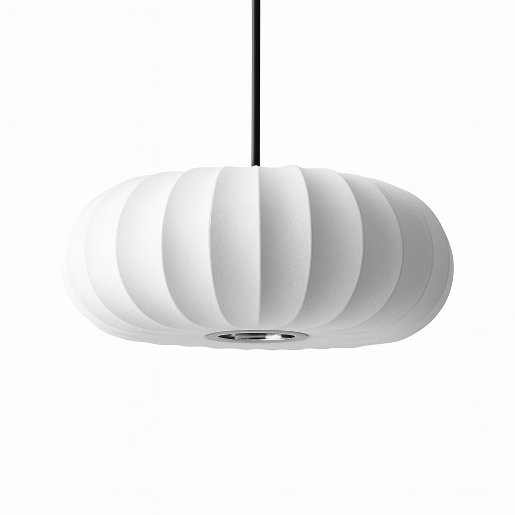 Verona Silk Pendant Light Wabi-Sabi Hanging Lamp
