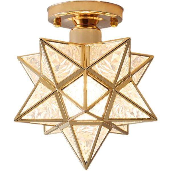 Whimsical Star Shaped Ceiling Light