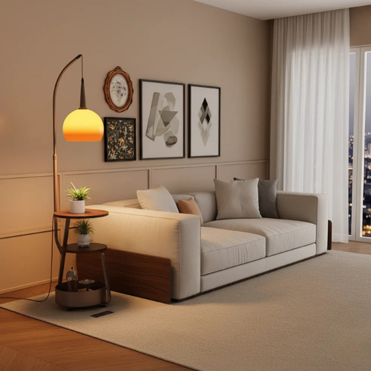 Quadra Minimal Lamp Table