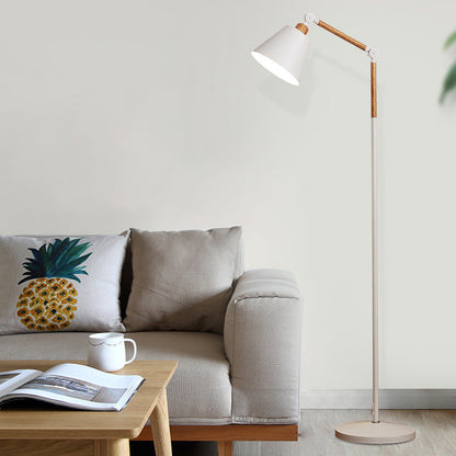 Rotating Tapered Floor Lamp – Nordic Metal Stand