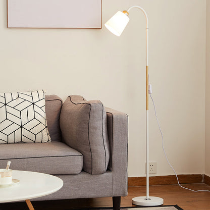 Rotating Tapered Floor Lamp – Nordic Metal Stand
