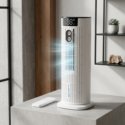 4-in-1 Tower Air Cooler with Remote Control