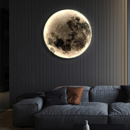 Abstract Wave LED Semi-Flush Ceiling Light - Dimmable