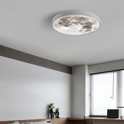Abstract Wave LED Semi-Flush Ceiling Light - Dimmable