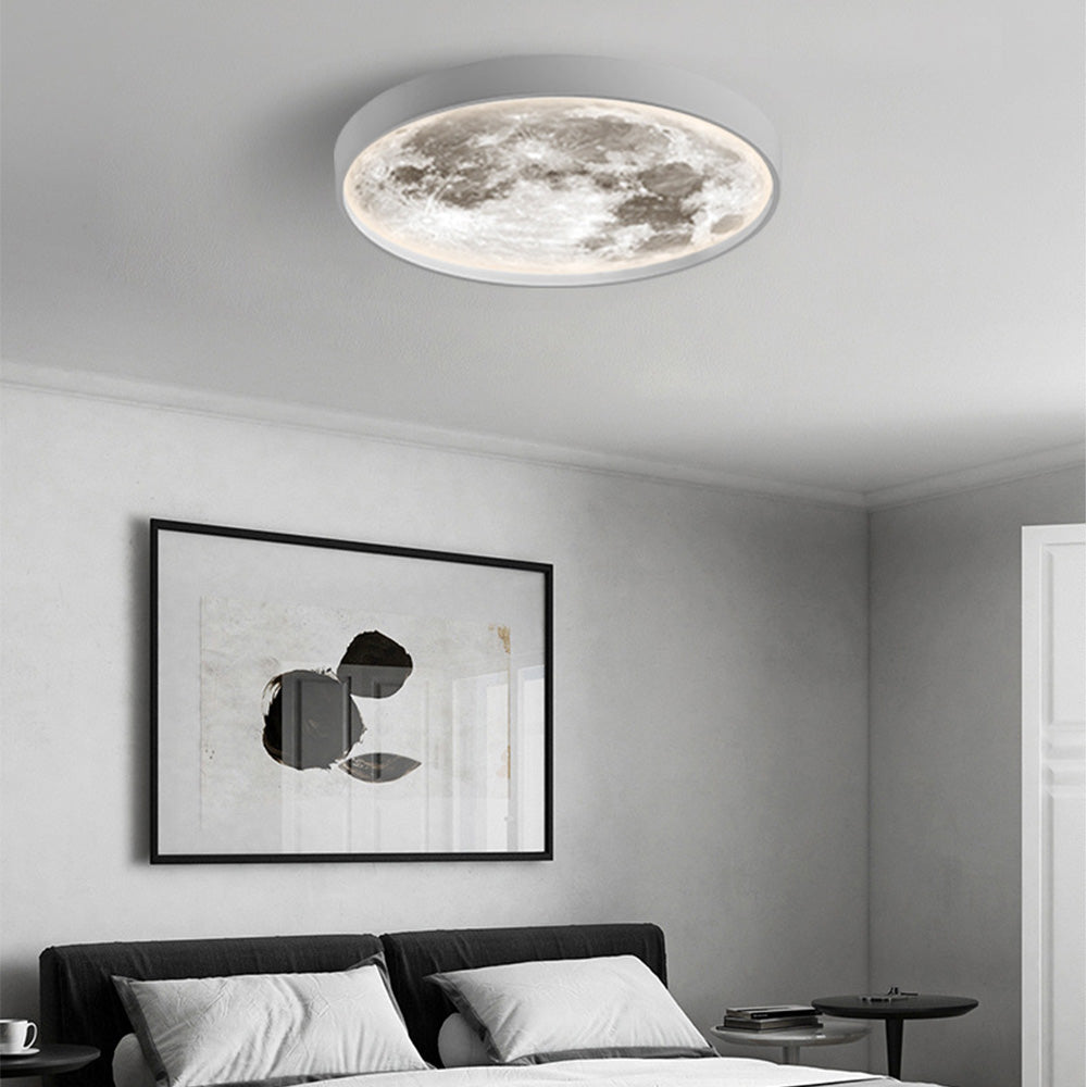 Abstract Wave LED Semi-Flush Ceiling Light - Dimmable