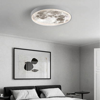 Abstract Wave LED Semi-Flush Ceiling Light - Dimmable