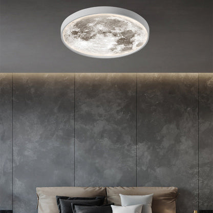Abstract Wave LED Semi-Flush Ceiling Light - Dimmable