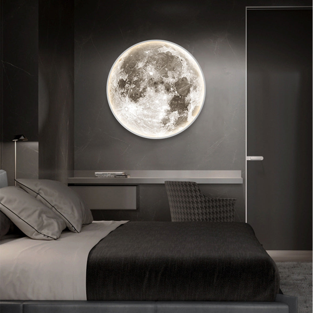 Abstract Wave LED Semi-Flush Ceiling Light - Dimmable