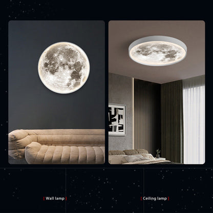 Abstract Wave LED Semi-Flush Ceiling Light - Dimmable
