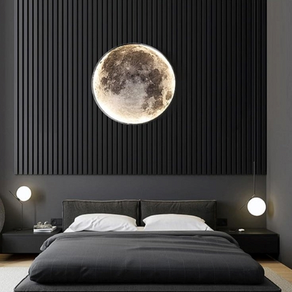 Abstract Wave LED Semi-Flush Ceiling Light - Dimmable