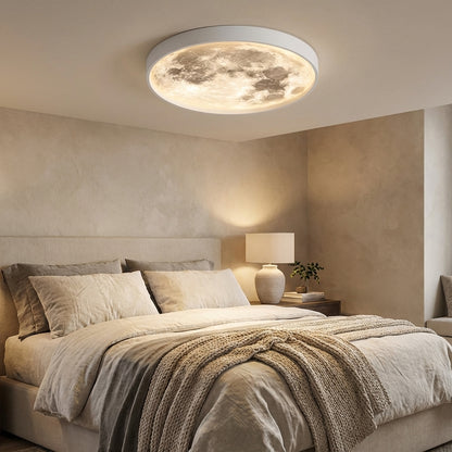 Abstract Wave LED Semi-Flush Ceiling Light - Dimmable