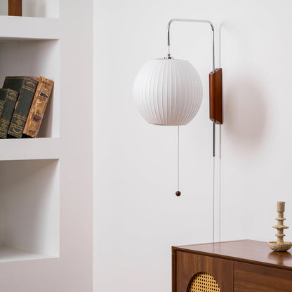 Adjustable Bubble Wall Sconce with Plug-In Cord