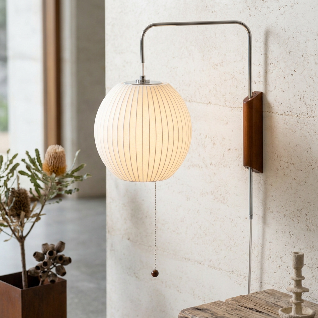 Adjustable Bubble Wall Sconce with Plug-In Cord