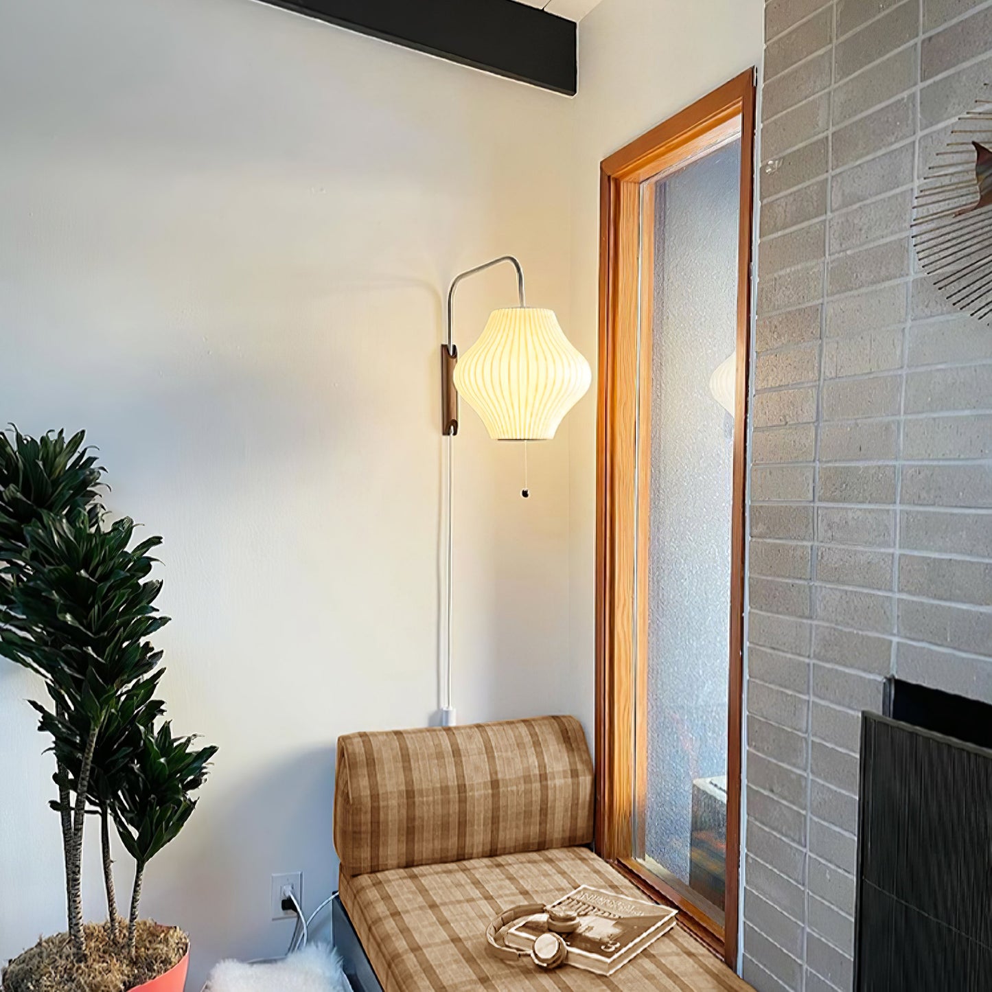 Adjustable Bubble Wall Sconce with Plug-In Cord