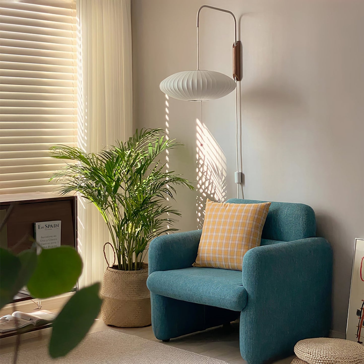 Adjustable Bubble Wall Sconce with Plug-In Cord