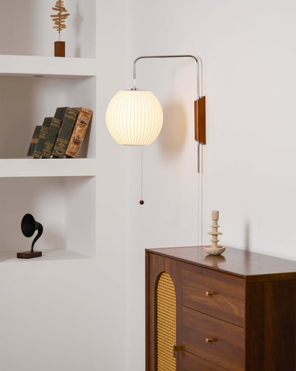 Adjustable Bubble Wall Sconce with Plug-In Cord
